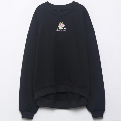Women's Loose Fit Cotton Blend Sweatshirt Dragon Graphic Print Long Sleeve Crewneck Pullover Streetwear Casual Winter Top XI XING LE Design Women's Loose Fit Cotton Blend Sweatshirt Dragon Graphic Print Long Sleeve Crewneck Pullover Streetwear Casual Winter Top XI XING LE Design