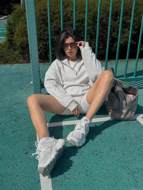 Women's 100% Cotton Half-Zip Sweatshirt Letter Printed Stand Collar Long Sleeve Oversized Pullover Casual Sporty Streetwear Loose Fit Autumn Winter Top Women's 100% Cotton Half-Zip Sweatshirt Letter Printed Stand Collar Long Sleeve Oversized Pullover Casual Sporty Streetwear Loose Fit Autumn Winter Top