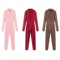Women's Long Sleeve Jumpsuits Zip Up Mock Neck Bodycon One Piece Sporty Rompers High Elastic Slim Fit Spandex Bodysuit Outfits For Women