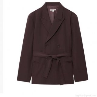Elegant Women's Double Breasted Blazer and Pants Set Professional Solid Color Suit with Belt Notch Lapel Long Sleeve Two Piece Outfit for Office Business Daily Wear