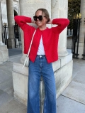 Women's Solid Color Knit Cardigan Round Neck Long Sleeve Button Down Sweater Loose Fit Autumn Casual Streetwear Outerwear