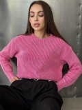 Women Sexy Crop Knit Sweater Cotton Blend Ribbed Pullover Long Sleeve Round Neck Vintage Style Solid Color Slim Fit Fall Winter Fashion Jumper Top