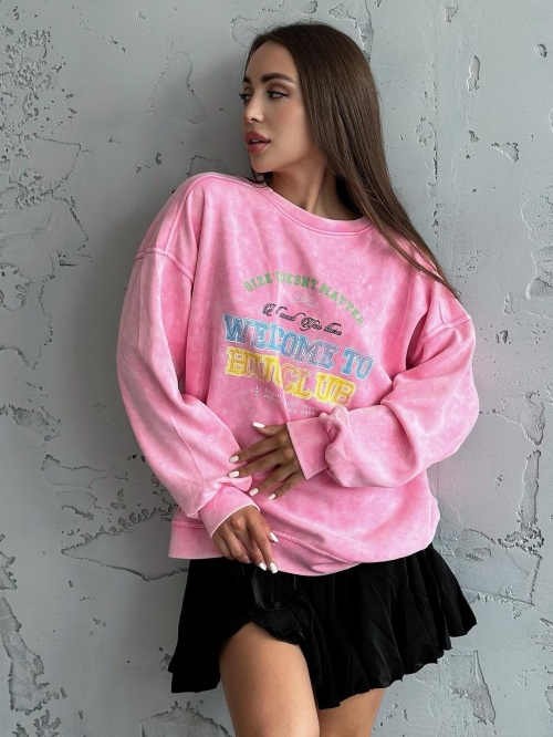 Women's Oversized Sweatshirt Vintage Acid Wash Cotton Letter Print Long Sleeve Crewneck Pullover Streetwear Tops For Women Casual Fashion Women's Oversized Sweatshirt Vintage Acid Wash Cotton Letter Print Long Sleeve Crewneck Pullover Streetwear Tops For Women Casual Fashion