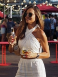 Women's Sexy Halter Wrap Crop Top Summer Sleeveless Crossover Smocked Backless Tie Back Polyester Woven Tank Top For Streetwear Party Beach Vacation