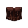 French Luxury Velvet Satin Patchwork Fishbone Corset Top Sexy Strapless Bustier Crop Top Sleeveless Waist Cincher Vest For Women Party Clubwear