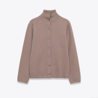 Women's High Neck Single Breasted Knit Cardigan Jacket Long Sleeve Solid Color Polyester Sweater Coat Streetwear Casual Outerwear Women's High Neck Single Breasted Knit Cardigan Jacket Long Sleeve Solid Color Polyester Sweater Coat Streetwear Casual Outerwear