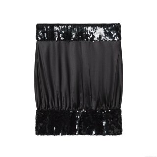 Women's Sexy Sequin Patchwork Tube Top Elegant Strapless Satin Sleeveless Short Crop Top For Party Clubwear Women's Sexy Sequin Patchwork Tube Top Elegant Strapless Satin Sleeveless Short Crop Top For Party Clubwear