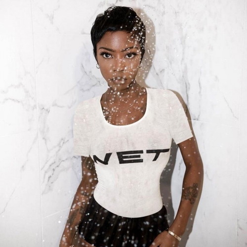 Women's Sexy Slim Fit Crop Top T-Shirt Short Sleeve Round Neck Letter Printed WET Streetwear Summer Polyester Blend Top For Women Women's Sexy Slim Fit Crop Top T-Shirt Short Sleeve Round Neck Letter Printed WET Streetwear Summer Polyester Blend Top For Women