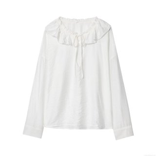 Women's Ruffle Peter Pan Collar Blouse Long Sleeve Tie Neck Solid Color Polyester Shirt Casual Sweet Elegant Tops for Women Spring Autumn Women's Ruffle Peter Pan Collar Blouse Long Sleeve Tie Neck Solid Color Polyester Shirt Casual Sweet Elegant Tops for Women Spring Autumn