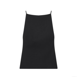 Women's Sexy Slim Fit Backless Camisole Top With Oversized Contrast White Bow Elegant Sleeveless Summer Streetwear Party Clubwear Acrylic Tank Top