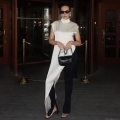 Women Elegant Satin Sleeveless Top High Neck Bias Cut Asymmetrical Long Hem Solid Color Slim Fit Draping Tank Top Summer Autumn Streetwear Chic Blouse