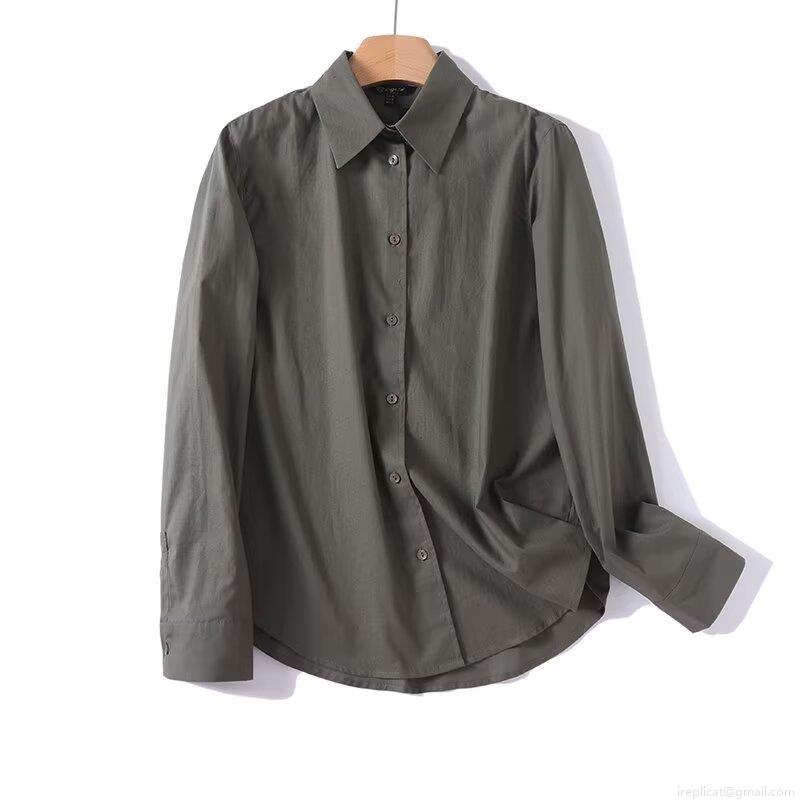 Women's Casual Cotton Linen Blouse Shirt Loose Fit Long Sleeve Lapel Top Solid Color Button Down Streetwear Comfortable Breathable Outwear For Spring Summer