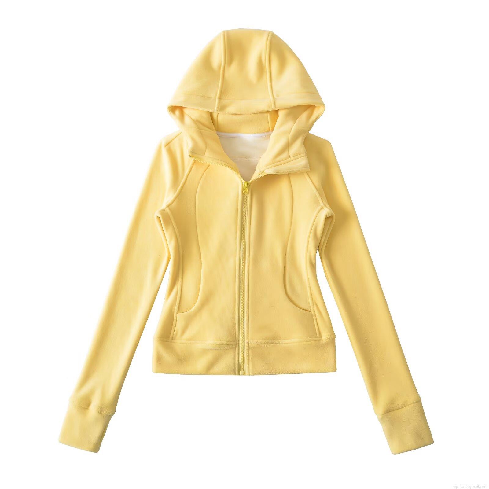 Women's Slim Fit Full Zip Hooded Sweatshirt Fleece Lined Athletic Jacket With Thumb Holes Solid Color Warm Activewear Outwear For Autumn Winter