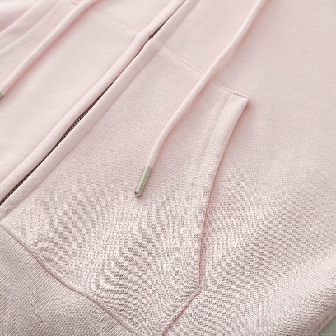 Women's Casual Fashion Cotton Blend Zip-up Hoodie Hooded Drawstring Sweatshirt With Pockets Long Sleeve Simple Solid Color Jacket For Women