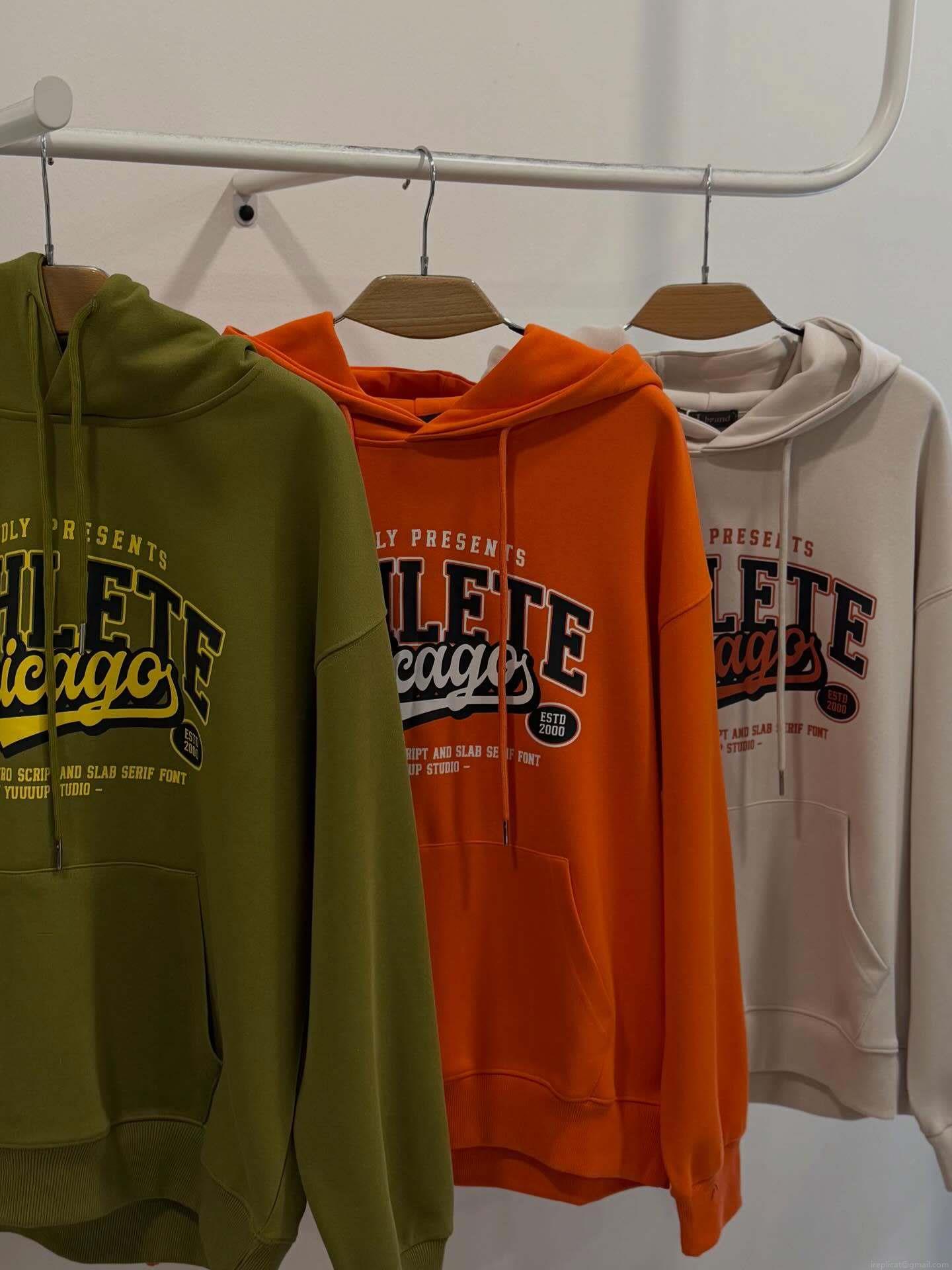 Women's Athletic Chicago Print Hoodie Retro Loose Fit Cotton Blend Long Sleeve Hooded Sweatshirt Kangaroo Pocket Streetwear Casual Pullover Tops