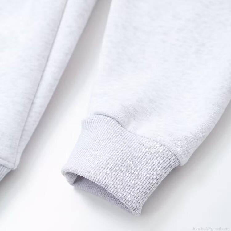 Women's Casual Cotton Blend Letter Embroidery Sweatshirt Loose Fit Round Neck Pullover Long Sleeve Fleece Top New York Print Grey Jumper