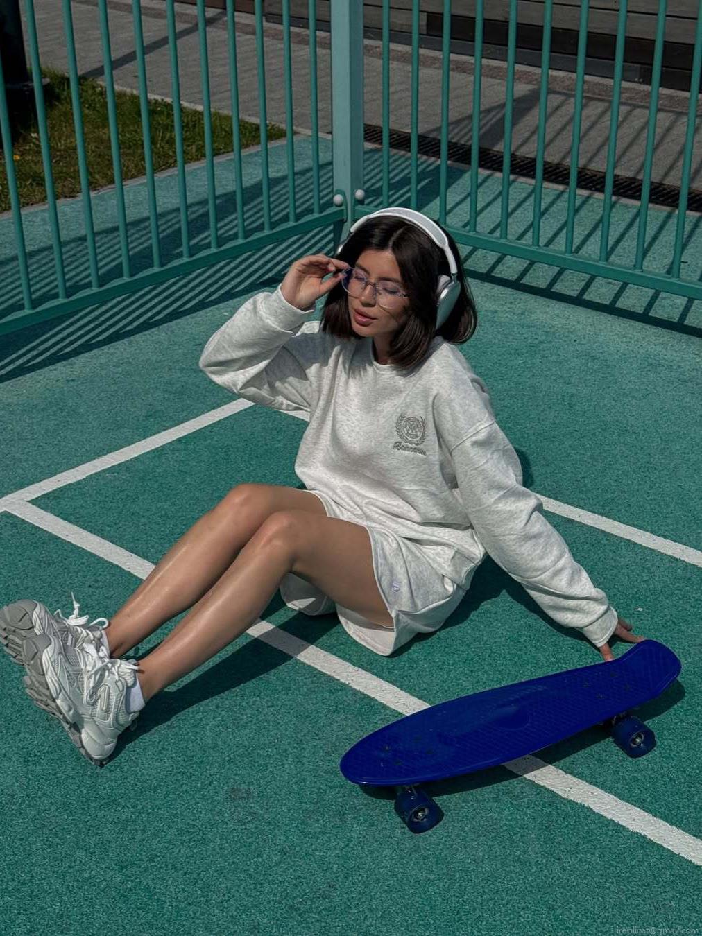 Women's 100% Cotton Round Neck Sweatshirt Loose Fit Letter Print Pullover Long Sleeve Sporty Streetwear Casual Autumn Winter Top