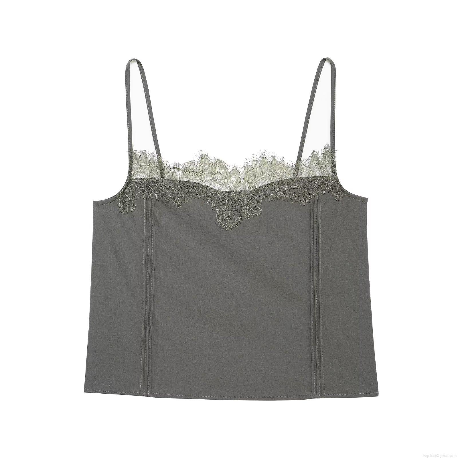Women's Sexy Lace Camisole Slim Fit Spaghetti Strap Tank Top Eyelash Lace Trim Polyester Plain Summer Street Style Clubwear Daily Wear