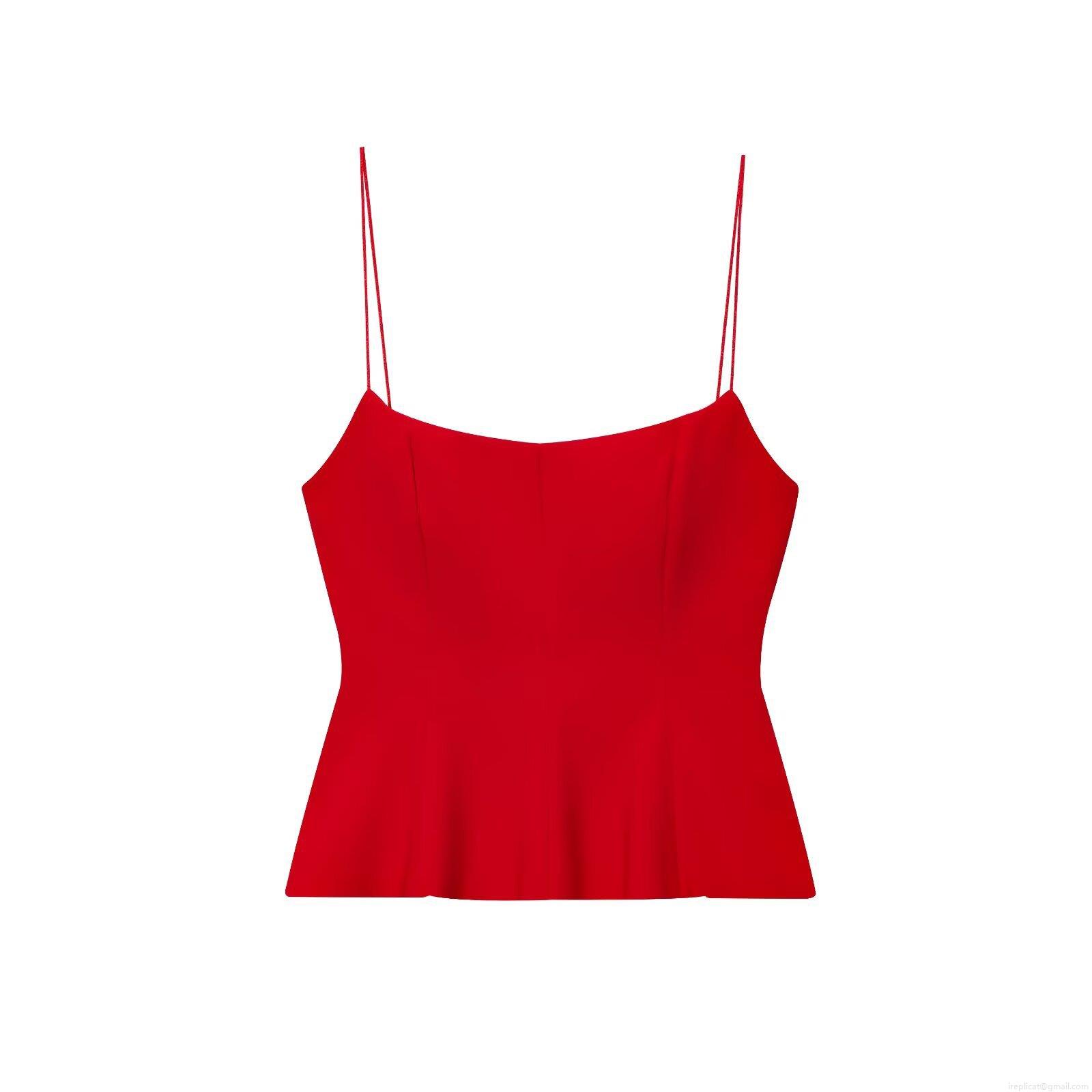 Women's Peplum Camisole Thin Strap Polyester Slim Fit Sexy Short Top Party Clubwear Streetwear Solid Color Tank Top