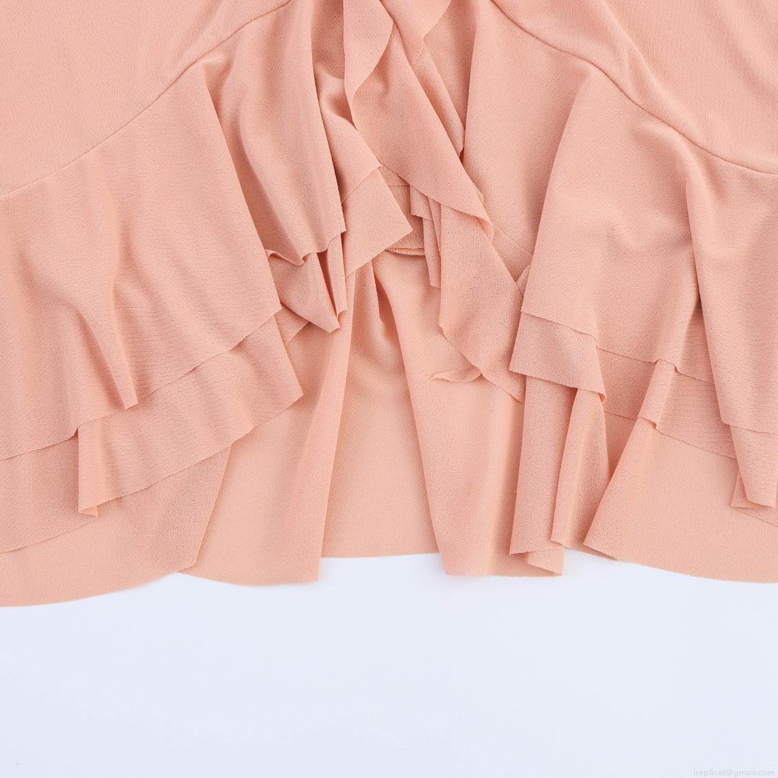 Women Halter Neck Top Elegant Layered Ruffles Sleeveless Chiffon Blouse For Summer Casual Party Vacation Fashion Commuter Solid Color Tie Back Tank Top